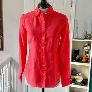 J. Crew Lightweight Cotton-Silk Blend Button Down (size XS)
